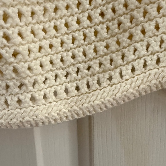 Joie  Cream V-Neck Button-Up Cardigan Sweater - Picture 7 of 9